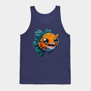 Kawaii Horror Goldfish Tank Top